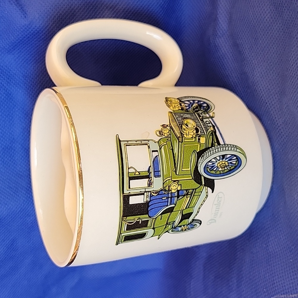 Vintage English Shaving Mug Daimler Benz